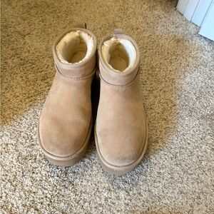 UGG Tan Ankle Boots